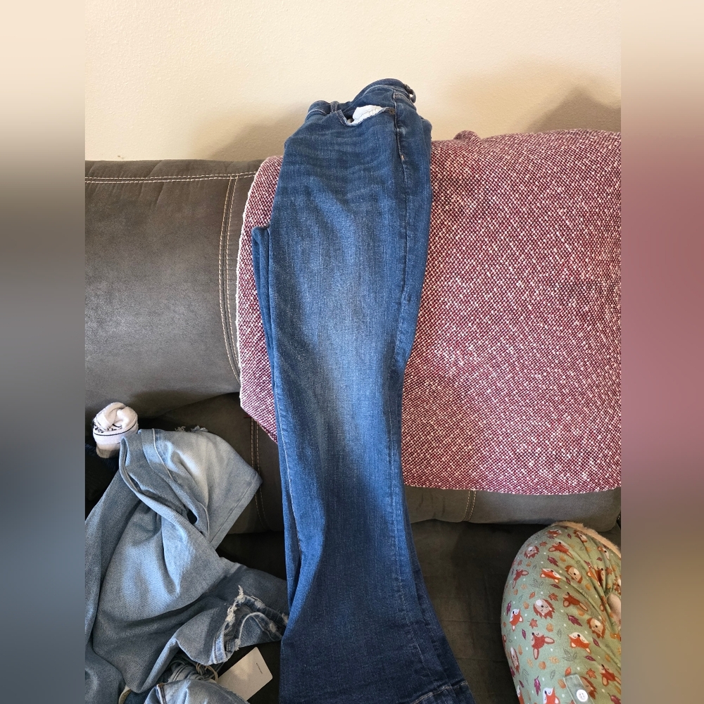 American Eagle Outfitters Dark Blue Flare Jeans